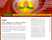 Tablet Screenshot of delhipalast.com